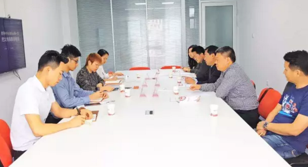 白銀市白銀區領導考察東方龍商務深圳分公司，交流洽談委托招商引資合作事宜