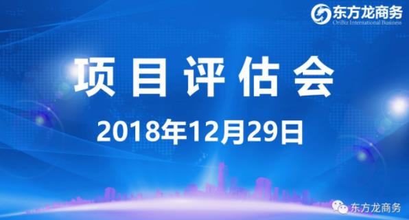 【項目評估會】東方龍商務(wù)舉行12月下旬項目評估會，41個優(yōu)質(zhì)項目經(jīng)評估可對接政府園區(qū)