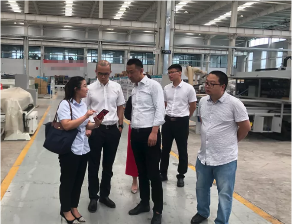 陪同政府園區(qū)赴高端家居智能裝備制造投資選址項目方對接考察，奠定良好合作基礎